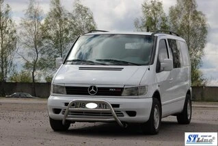 Кенгурятник WT022 (нерж.) для Mercedes Vito W638 1996-2003 рр