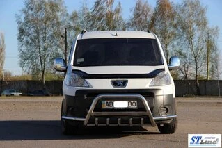 Кенгурятник WT003-Plus (нерж.) 60 мм для Citroen Berlingo 2008-2018 рр