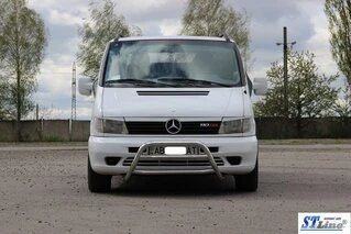 Кенгурятник WT022 (нерж.) для Mercedes Vito W638 1996-2003 рр