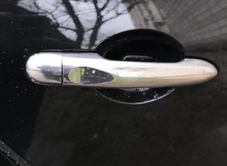 Накладки на ручки (4 шт., нерж.) 4 чіпа, OmsaLine - Італійська нержавійка для Renault Megane III 2009-2016 рр