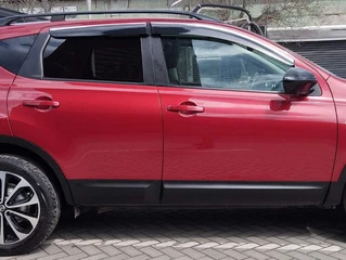 Вітровики з хромом (4 шт., Sunplex Chrome) для Nissan Qashqai 2007-2010 рр