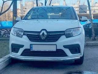 Передній захист ST008 (нерж) для Renault Sandero 2013-2022 рр