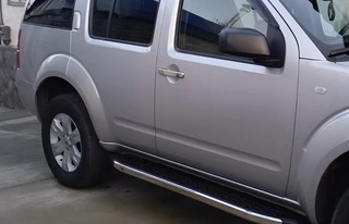 Накладки на ручки (2 шт., нерж) З чіпом, Carmos - турецька сталь для Nissan Pathfinder R51 2005-2014рр