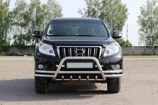 Кенгурятник WT003-2-Plus (нерж) для Toyota Land Cruiser Prado 150
