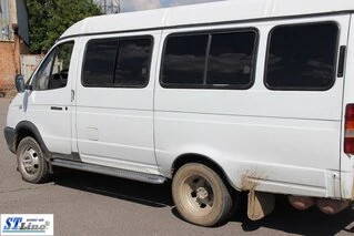 Бокові пороги KB001 (нерж) 60 мм для Газель, соболь