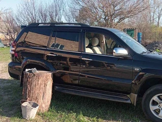 Рейлінги оригінальний дизайн (2 шт) для Toyota Land Cruiser Prado 120