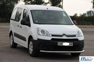 Передній захист ST008 (нерж.) 60 мм для Citroen Berlingo 2008-2018 рр