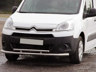 Передній захист ST016 (нерж.) 60/42 мм для Citroen Berlingo 2008-2018 рр