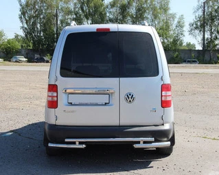Задня дуга AK003-2 (2 шт., нерж) для Volkswagen Caddy 2004-2010 рр