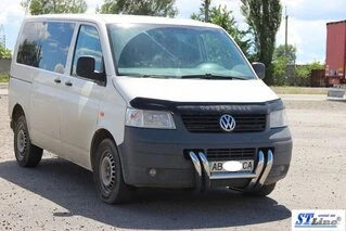 Кенгурятник ST006-03 ніздрі (нерж) для Volkswagen T5 Transporter 2003-2010 рр