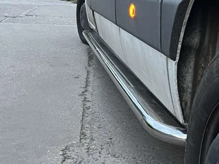 Бокові пороги Premium (2 шт., нерж.) 60 мм, коротка база для Opel Movano 2010-2021 рр