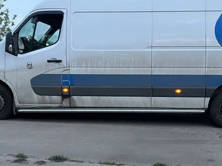 Бокові пороги Premium (2 шт., нерж.) 60 мм, коротка база для Opel Movano 2010-2021 рр