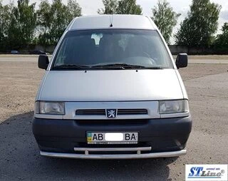 Передній захист ST016 (нерж) 51/42 мм для Citroen Jumpy 1996-2007 рр