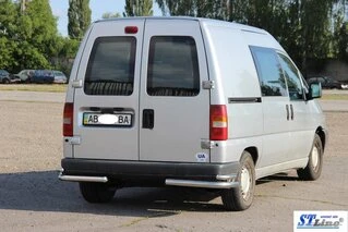 Задні подвійні куточки AK003-подвійний (нерж) для Citroen Jumpy 1996-2007 рр
