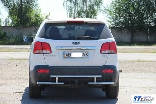 Задня дуга AK002-2 (нерж.) для Kia Sorento II XM 2009-2014 рр