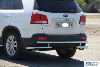 Задня дуга AK003-2 (нерж.) для Kia Sorento II XM 2009-2014 рр