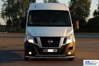 Передній захист ST016 (нерж.) для Opel Movano 2010-2021 рр