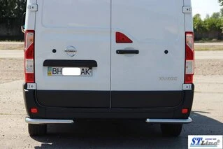 Задні куточки AK003 (2 шт., нерж) для Renault Master 2011-2023 рр