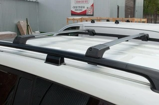 Перемички на рейлінги без ключа (2 шт) Сірий для Kia Sportage 1994-2004 рр