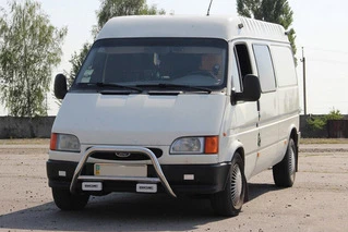 Кенгурятник WT006 (нерж) для Ford Transit 1991-2000 рр