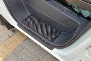 Килимки на пороги (2 шт, EVA, чорні) для Renault Master 2011-2023 рр