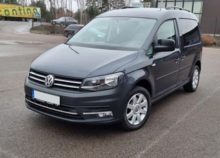 Накладки на решітку (2 шт., нерж) Carmos - Турецька сталь для Volkswagen Caddy 2015-2020 рр