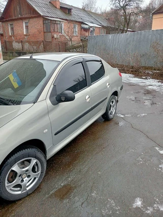 Накладки на ручки (нерж) 4 шт, Carmos - Турецька сталь для Peugeot 206