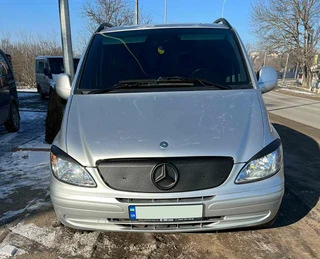 Зимова накладка на решітку (2003-2010) Матова для Mercedes Vito W639 рр