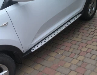 Бокові пороги Niken BMW-style (2 шт., Алюм.) для Kia Sportage 2010-2015 рр