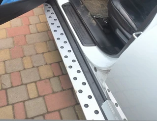 Бокові пороги Niken BMW-style (2 шт., Алюм.) для Kia Sportage 2010-2015 рр