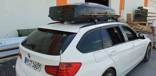 Перемички на рейлінги з ключем Wingbar V2 (2 шт) Чорний для BMW 5 серія F-10/11/07 2010-2016 рр