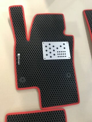 Поліуретанові килимки (3 ряди, EVA, чорні) для Volkswagen Sharan 2010- рр