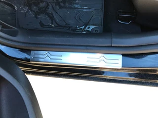 Накладки на пороги OmsaLine (4 шт, нерж.) для Citroen C-4 2010-2018 рр