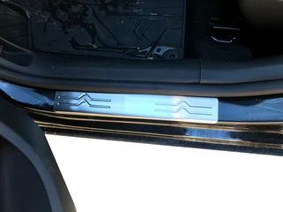 Накладки на пороги OmsaLine (4 шт, нерж.) для Citroen C-4 2010-2018 рр