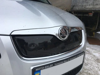 Зимова накладка на решітку (2007-2010, верхня) Матова для Skoda Fabia рр