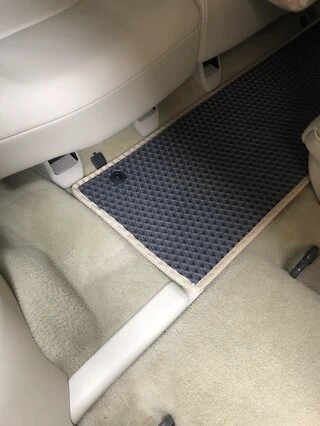 Килимки салону 3 ряди (EVA, чорний) для Nissan Armada 2016-2024 рр