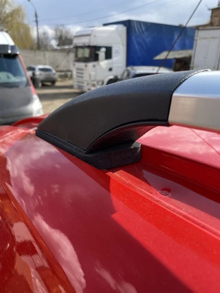 рейлінги Хром Максі, пластикові ніжки для Ford Connect 2014-2021 рр