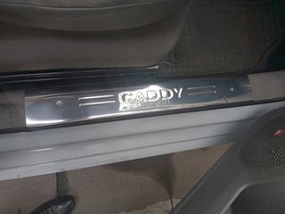 Накладки на внутрішні пороги OmsaLine (4 шт., нерж.) для Volkswagen Caddy 2015-2020 рр