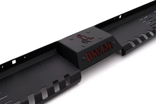 Боковые пороги Dakar V2 без LED (2 шт, металл) для Isuzu D-Max 2019- рр