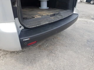 Накладка на задній бампер EuroCap (на довгу базу, ABS) для Citroen Jumpy/Dispatch 2017- рр