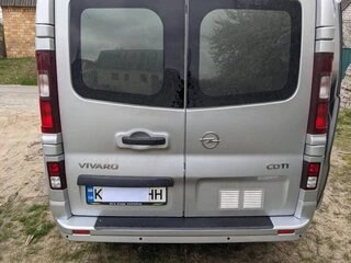 Накладка на задній бампер DDU (ABS) для Fiat Talento 2016- рр