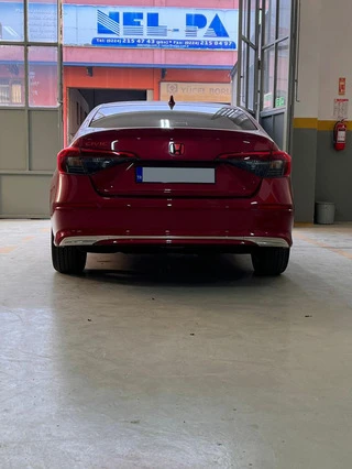 Накладка на задній бампер (Sedan, нерж) для Honda Civic Sedan 2021- рр