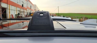 Поперечний багажник на інтегровані рейлінги Strong (2 шт) Сірий для Toyota Rav 4 2019- рр