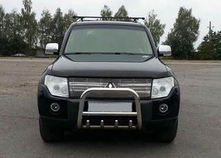 Кенгурятник QT006 (нерж.) 51 мм для Mitsubishi Pajero Wagon IV