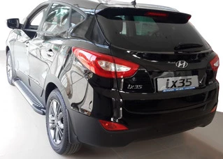 Бокові пороги Line (2 шт., алюміній) для Hyundai IX-35 2010-2015 рр
