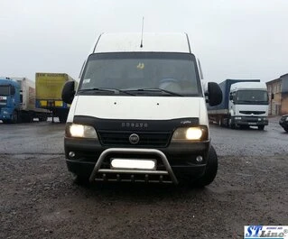 Кенгурятник WT003 (нерж.) для Fiat Ducato 1995-2006 рр