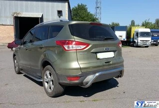 Задня дуга AK007 (нерж) для Ford Kuga 2008-2013 рр