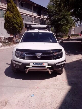 Дефлектор капоту EuroCap для Dacia Duster 2008-2018 рр