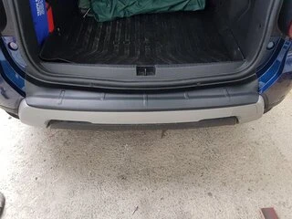 Накладка на задній бампер EuroCap (ABS) для Dacia Duster 2018-2024 рр