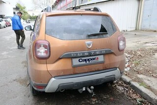 Накладка на задній бампер EuroCap (ABS) для Dacia Duster 2018-2024 рр